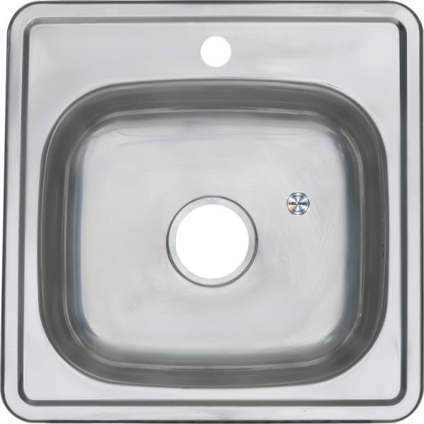 Мойка 4848 Melana 0,6/160 хром с сифоном (021 t *15)